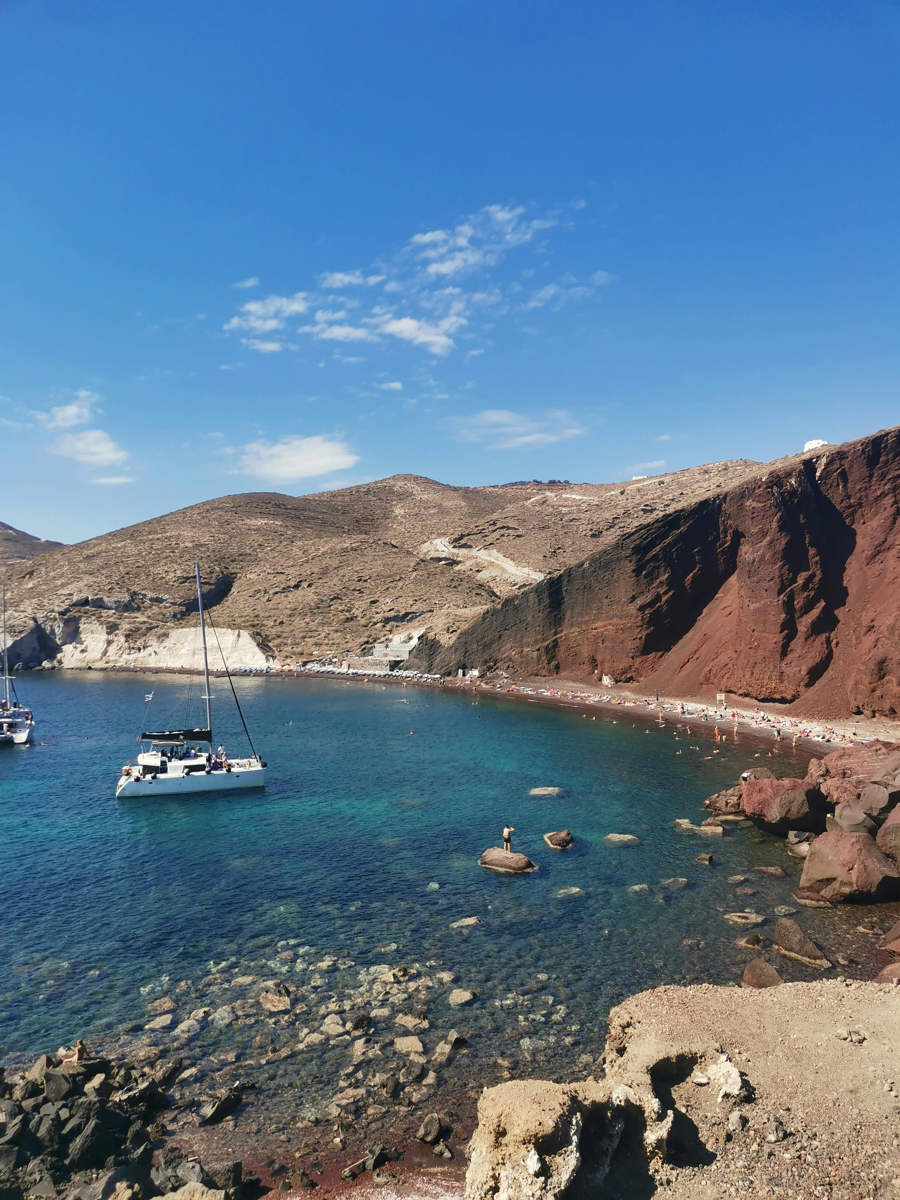 Red Beach in Santorini